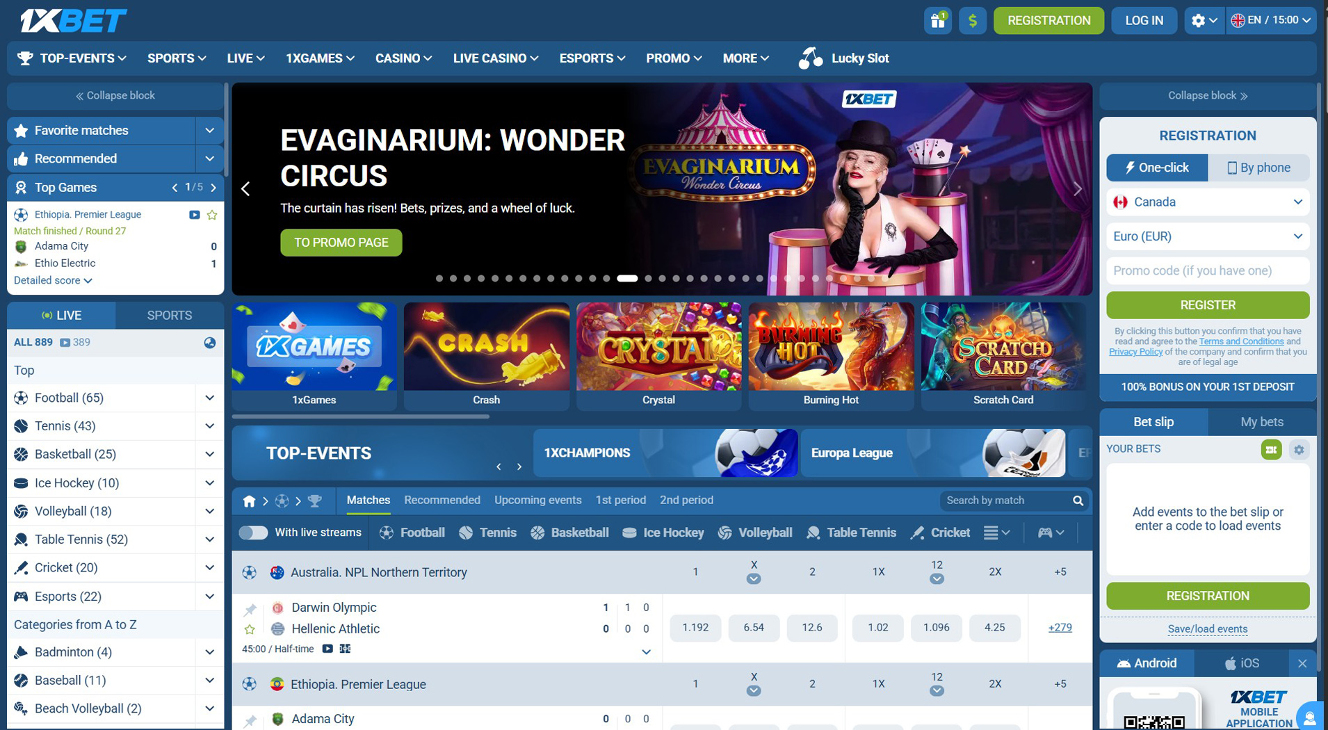 1. Kasyno 1xBet- Najlepszy wybór kasyna online