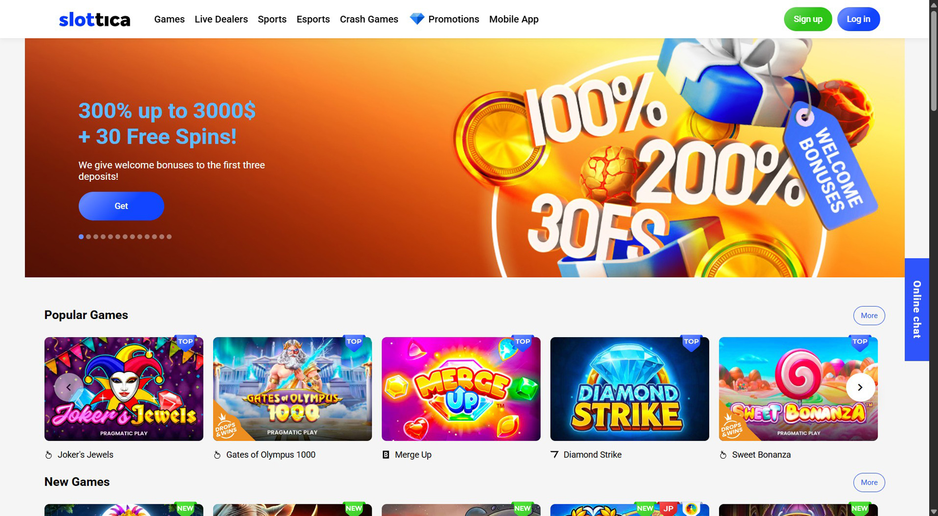 9. Slottica Casino- Łatwa konfiguracja kasyna online